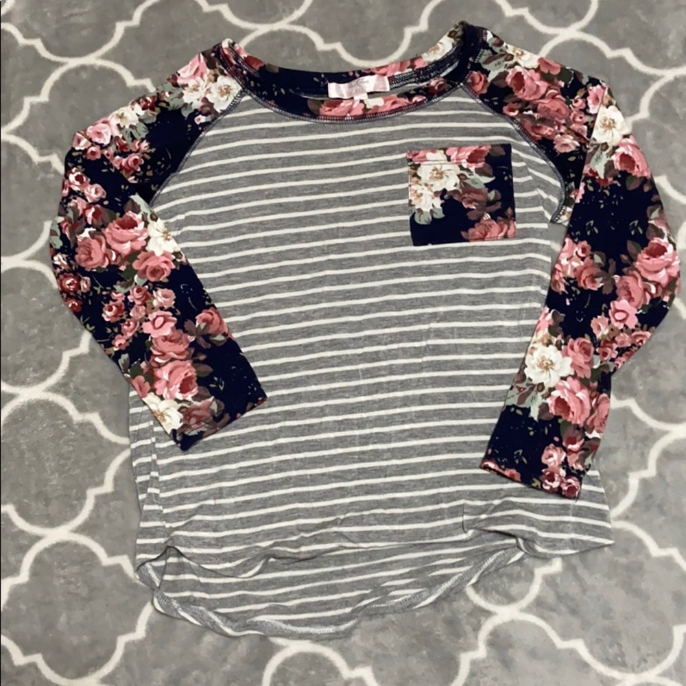 3/4 sleeve tee